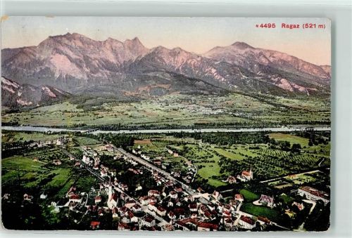 7310 Bad Ragaz 1915 - Fliegeraufnahme