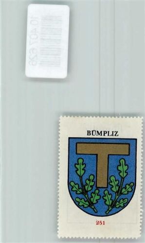 Bümpliz Vignette Wappen Kaffee Hag 1920-1940