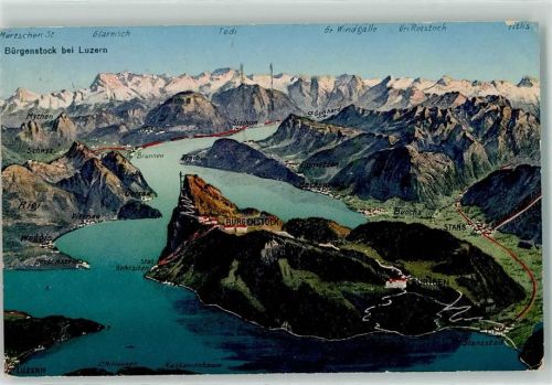 Bürgenstock Vogelschau