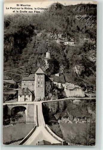 St-Maurice Le Pont sur le Rhone Chateaux Grotte aux Fees