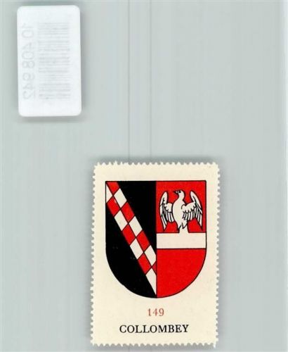 Collombey Vignette Wappen Kaffee Hag ca 1920-1940