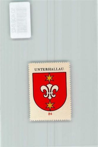 8215 Unterhallau Hallau - Vignette Wappen Kaffee Hag ca 1920-1940