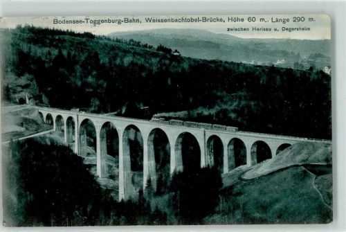 Herisau Weissenbachtobelbrücke Bahn