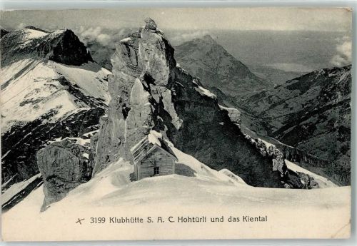 Hohtürli 1913 Klubhütte