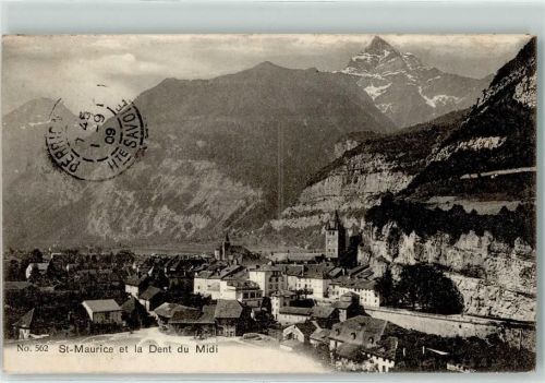 St-Maurice 1909 Dent du Midi