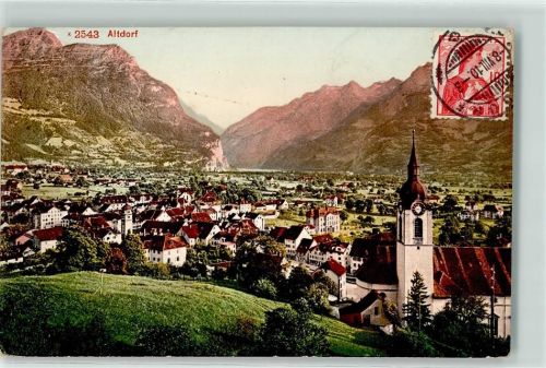 Altdorf UR 1901 Kirche
