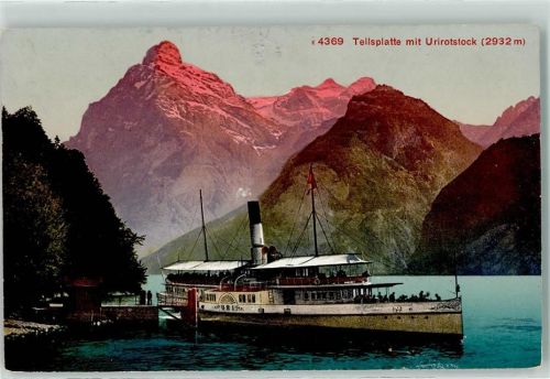 6440 Vierwaldstättersee - Salondampfer Uri Station Tellsplatte Urirotstock