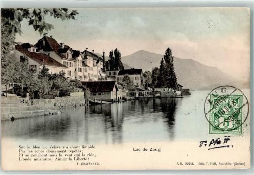 Zug 1904 Zugersee