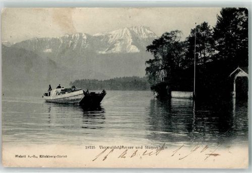 6440 Vierwaldstättersee 1907 - Fischerkahn Stanserhorn