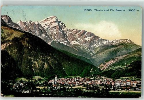 Thusis 1913 Piz Beverin