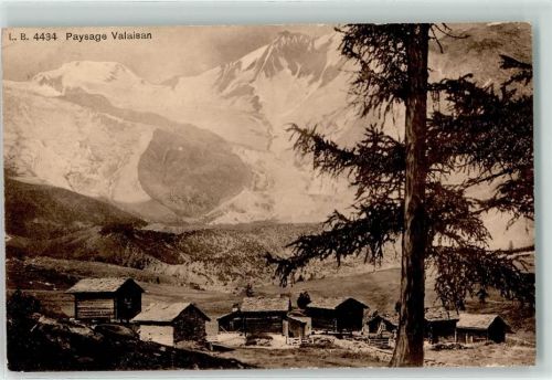 Saas-Fee Paysage Valaisan