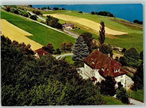 Vaumarcus Fliegeraufnahme Sanatorium La Rochelle