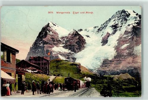 Wengen 1906 Wengernalpbahn Eiger Mönch