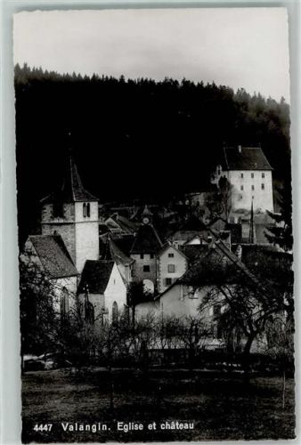 Valangin Kirche und Schloss