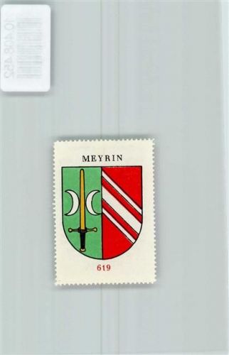 Meyrin Vignette Wappen Kaffee Hag ca 1920-1940 Schwert Mond