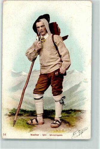 1909 Urnersenn mit Pfeife