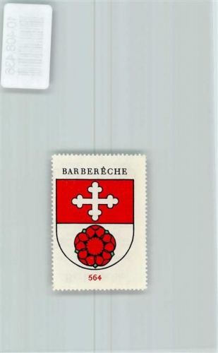 Barberêche Vignette Wappen Kaffee Hag ca 1920-1940 Rose