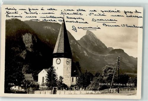 Saanen Kirche Rübli