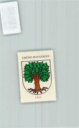 Chêne-Bougeries Vignette Wappen Kaffee Hag 1920-1940