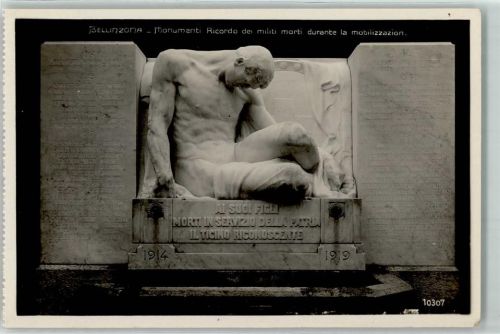 Bellinzona Monument Ricordo del militi morti durante la mobilizzazion