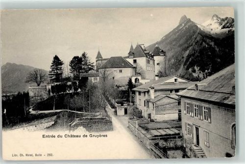 Gruyères Schlosseingang