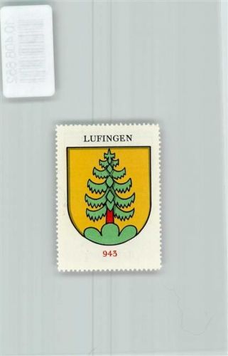 Lufingen Vignette Wappen Kaffee Hag ca 1920-1940 Tannenbaum