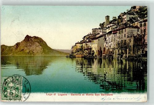 Gandria 1906 Monte San Salvatore