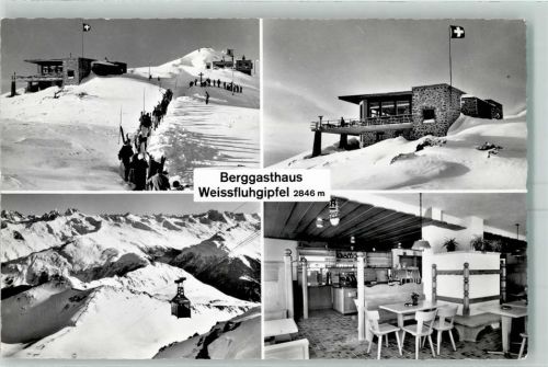 Weissfluhjoch Gasthaus Schwebebahn