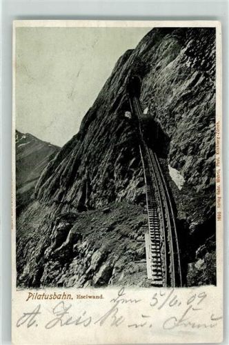 Pilatus 1909 Pilatusbahn Eselwand