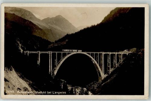 Langwies Arosabahn Viadukt