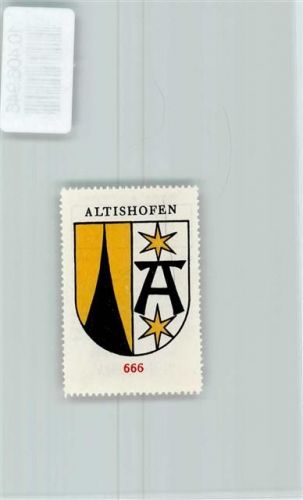 Altishofen Vignette Wappen Kaffee Hag 1920-1940