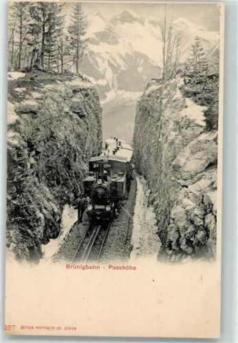 Brünig Brünigbahn Passhöhe