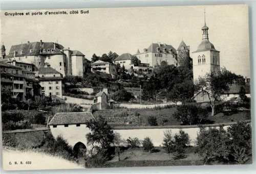 Gruyères Porte d enceinte cote Sud
