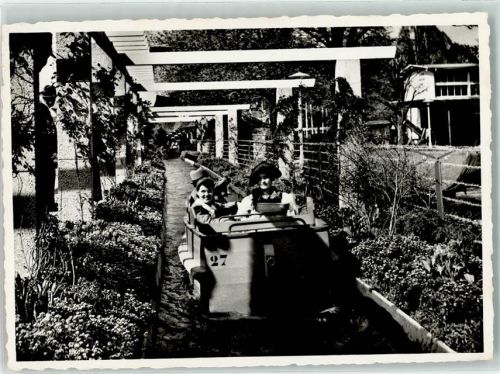 Zürich Landesausstellung 1939 Schifflibach beim Theater