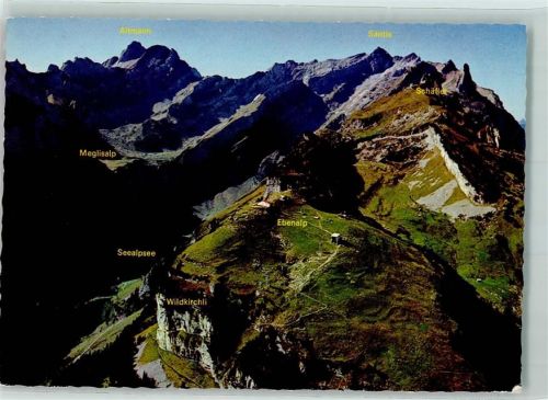 Ebenalp Wildkirchli Meglisalp Altmann Säntis