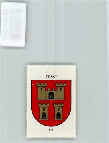 Jussy Vignette Wappen Kaffee Hag ca 1920-1940 Burg