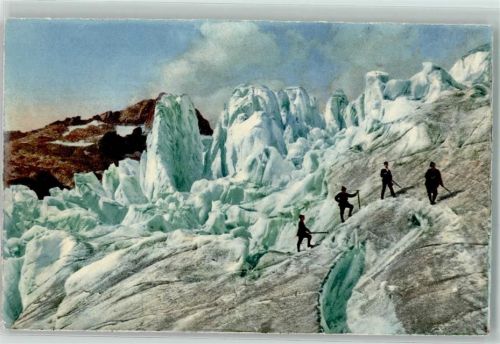 Rhonegletscher 3 Bersteiger beim Aufstieg
