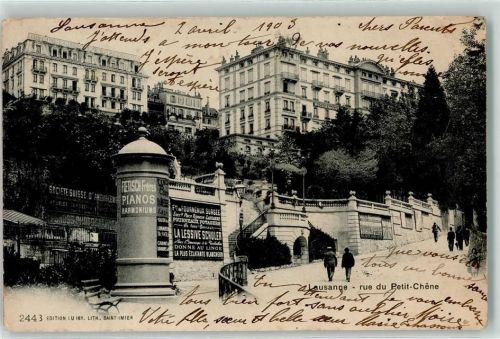 Lausanne 1903 rue du Petit Chene