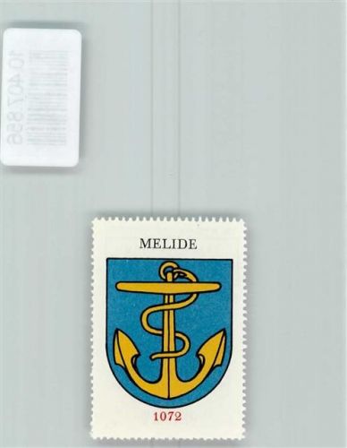 Melide Vignette Wappen Kaffee Hag 1920-1940 Anker