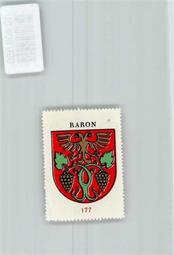 Raron Vignette Wappen Kaffee Hag ca 1920-1940 Adler Weinstock
