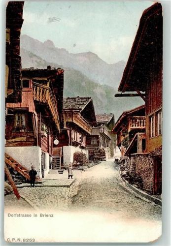 Brienz BE 1907 Dorfstraße