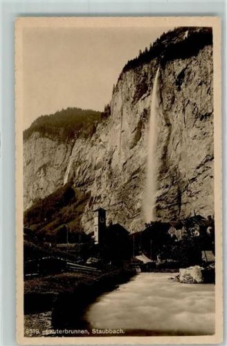Lauterbrunnen 1915 Staubbachfall