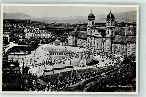 8840 Einsiedeln - Klosterkirche Klosterplatz