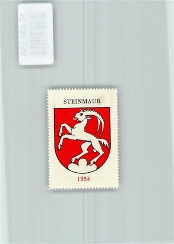 Steinmaur Vignette Wappen Kaffee Hag ca 1920-1940 Steinbock