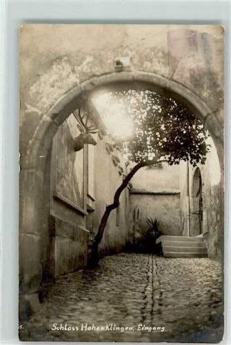 8260 Stein am Rhein - Eingang zum Schloss Hohenklingen