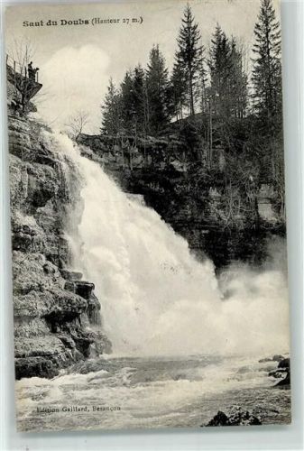 Les Brenets 1912 Saut du Doubs Ort lt. Stempel