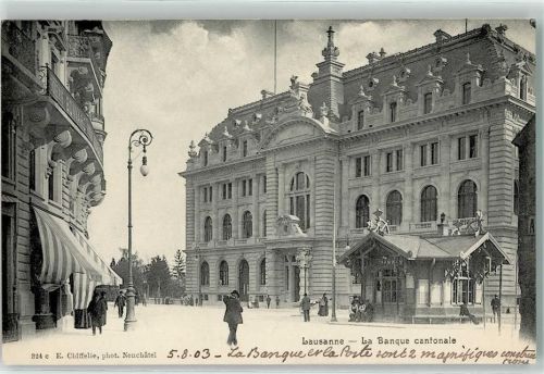 Lausanne 1903 Banque Cantonale Vaudoise
