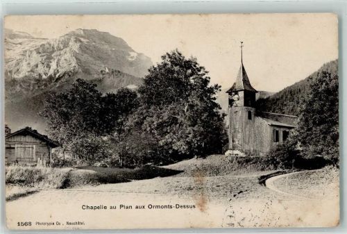 Les Diablerets 1905 Chapelle au Plan