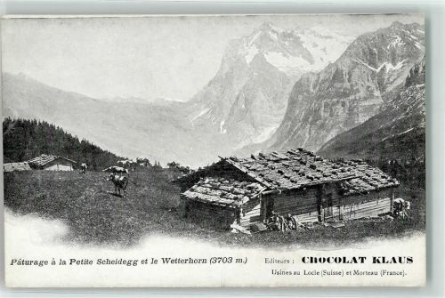 Kleine Scheidegg Wetterhorn Chocolat Klaus