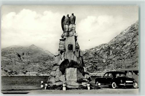 St Gotthard Strada Passo Adlerdenkmal